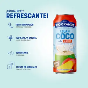 Mango Coconut Water 16.9oz