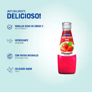 Chía Seed Drink Strawberry 290 ml