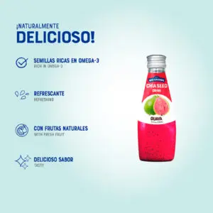 Chía Seed Drink Guava 290 mL
