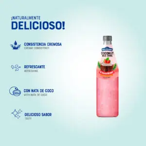 Coconut Milk Drink Strawberry 490mL
