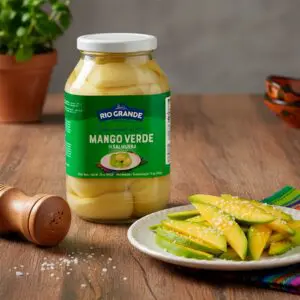 Mango Verde en Salmuera Rio Grande Foods preparado