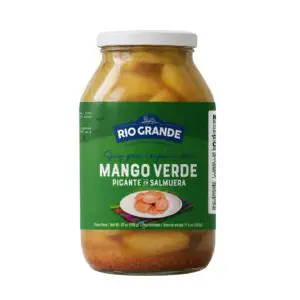 Spicy Green Mangos In Brine Rio Grande Foods package