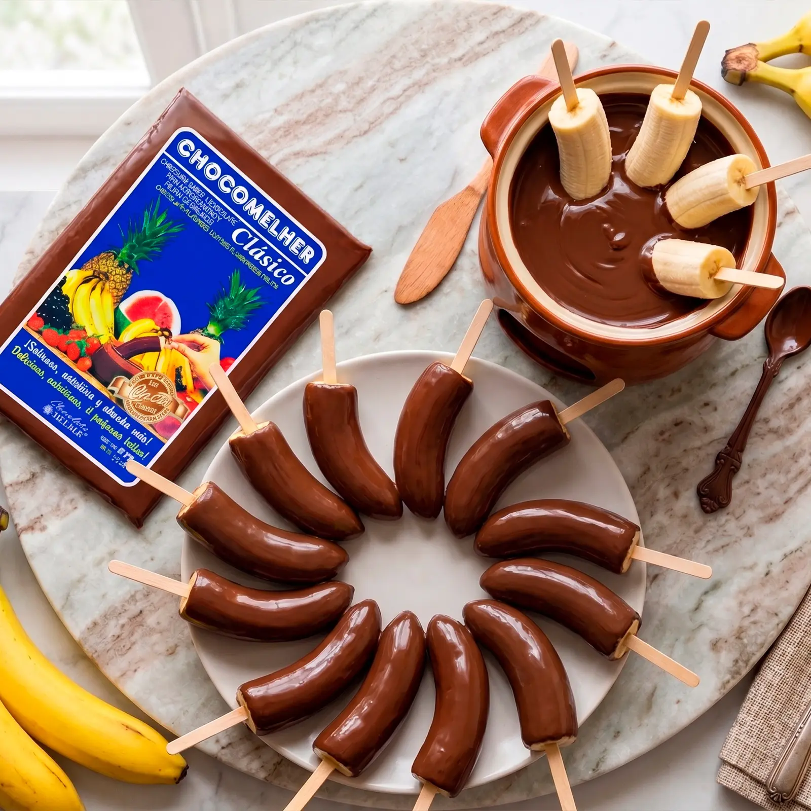 Chocomehler Classic Chocolate Coating Rio Grande Foods prepared