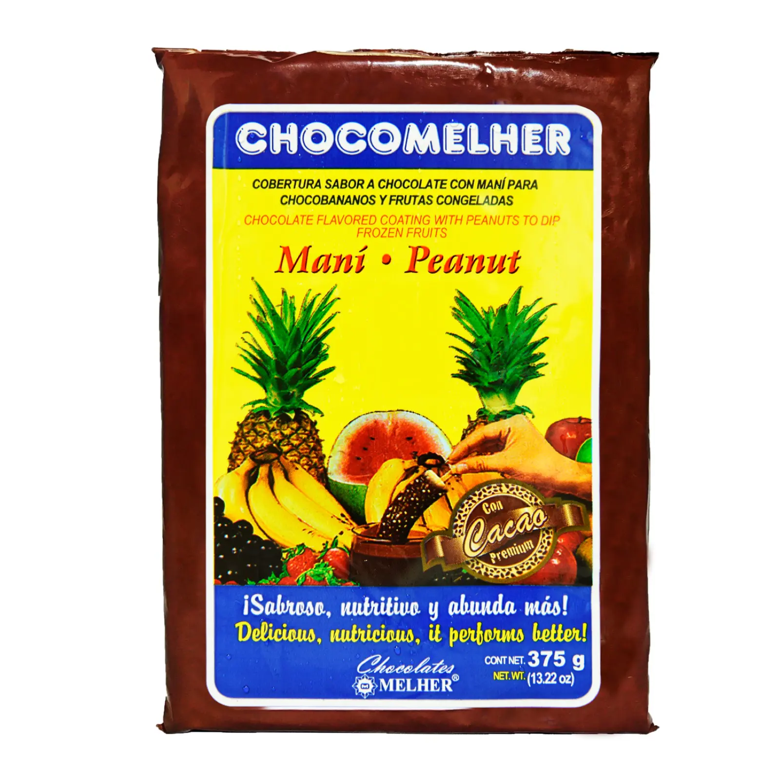 Peanut Chocolate Coating Chocomehler Rio Grande Foods package