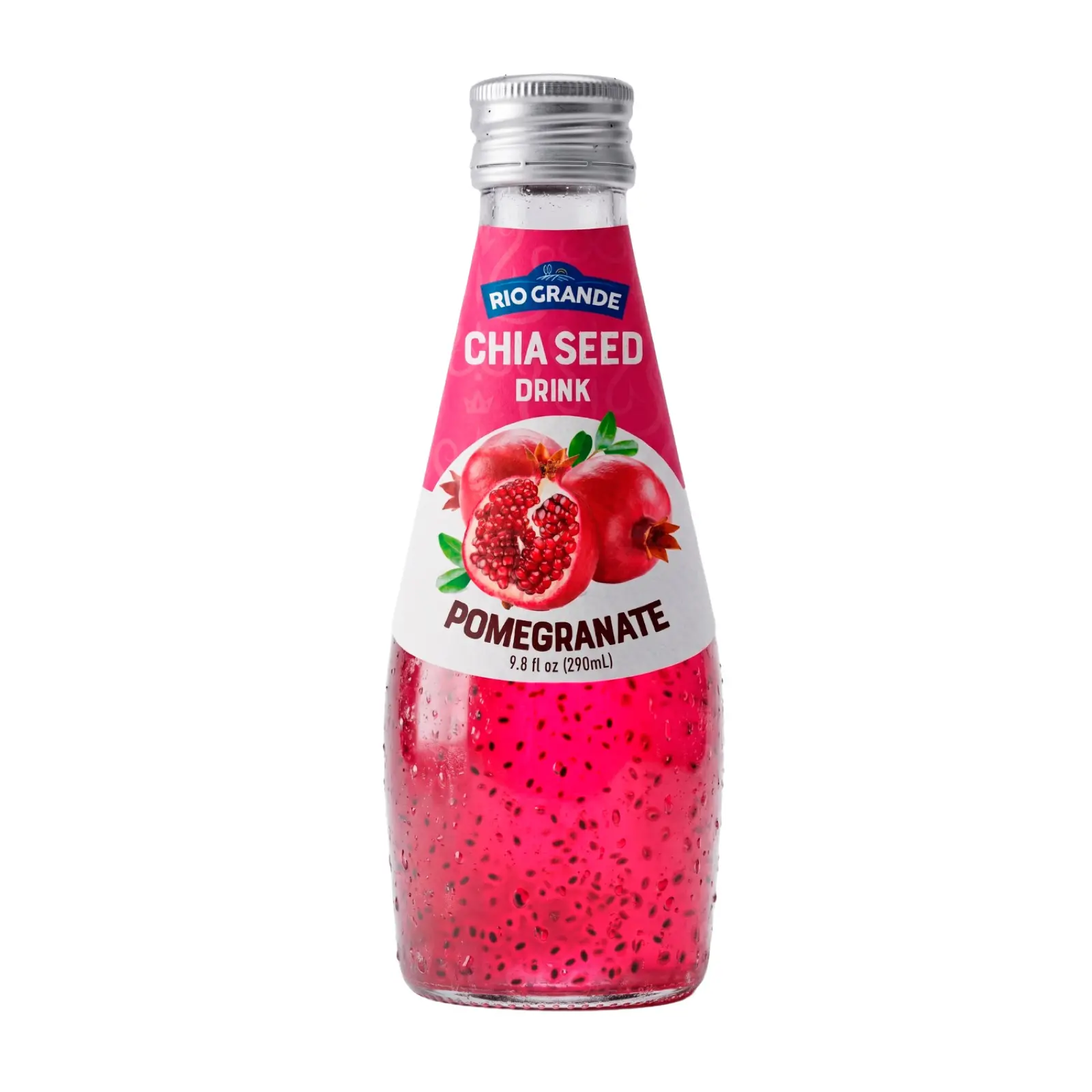 Chia Seed Drink Pomegranate Rio Grande Foods package
