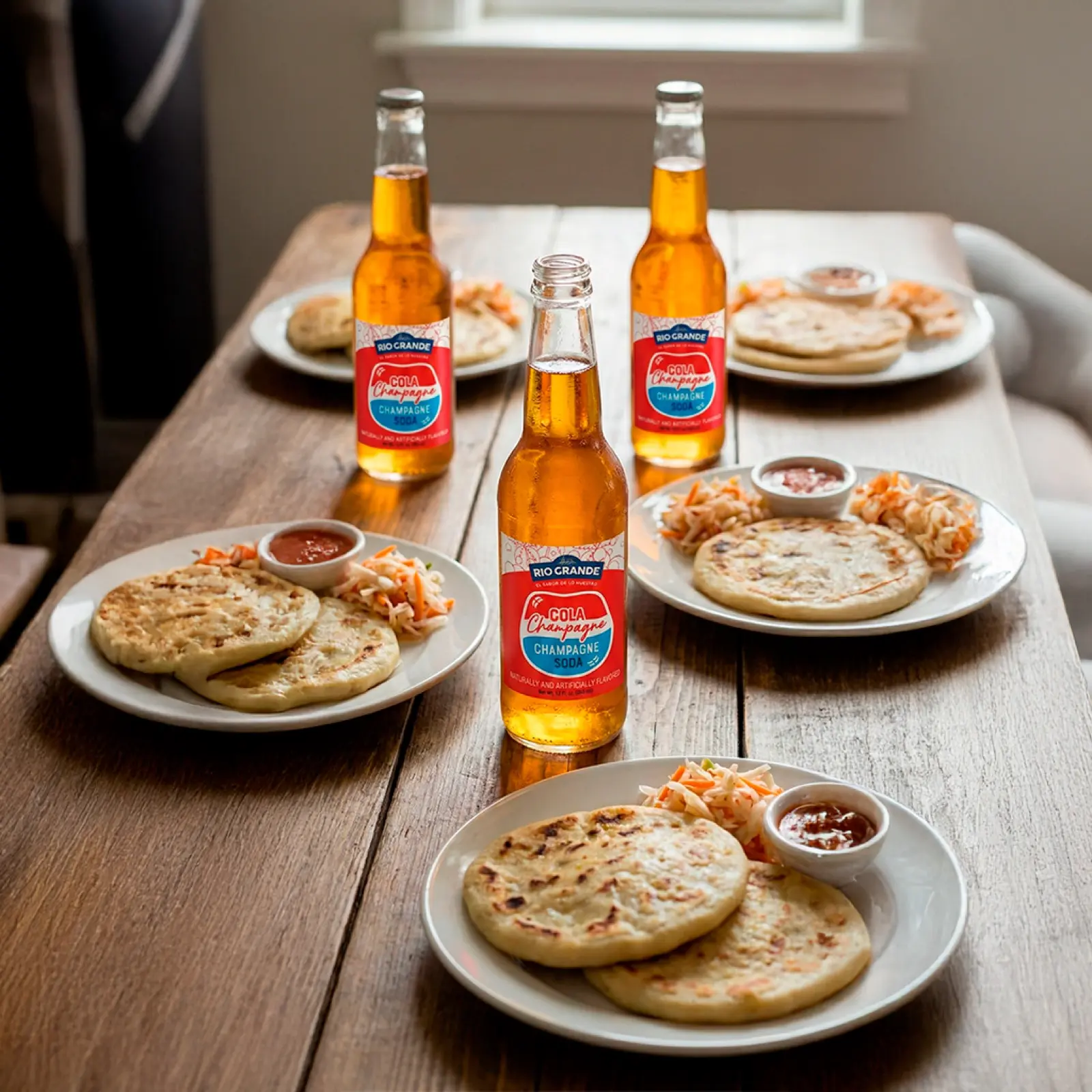 Champagne Cola Rio Grande Foods prepared