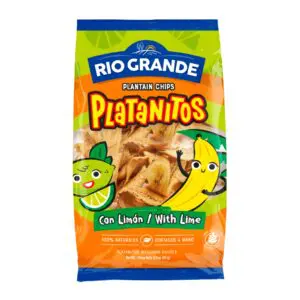 Plantain Chips With Lime Rio Grande Foods package