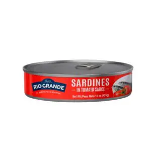 Sardinas en Salsa de Tomate / Sardines in Tomato Sauce 15 oz – Rio Grande Foods – empaque CMP016
