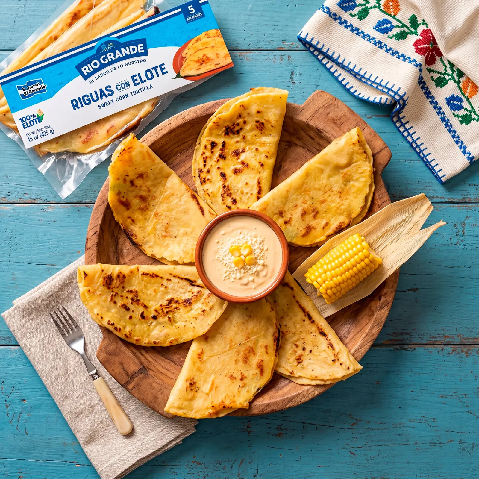 Salvadoran Corn Cakes (Riguas) Rio Grande Foods
