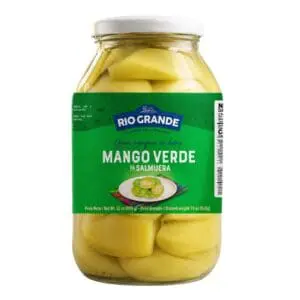 Frasco de Mango Verde en Salmuera Rio Grande de 32 oz / Rio Grande Green Mangoes in Brine 32 oz jar