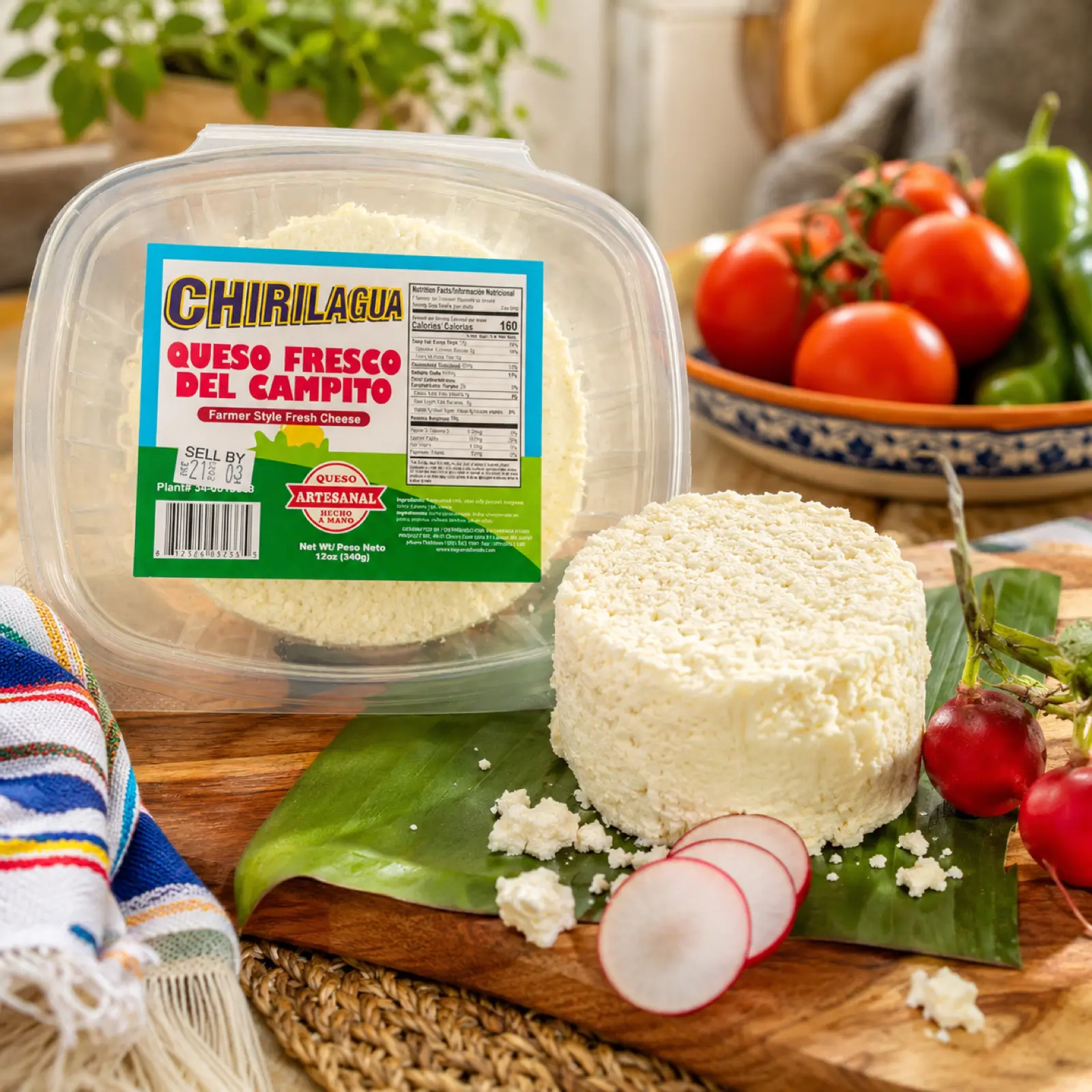 Chirilagua Fresh Cheese Rio Grande Foods