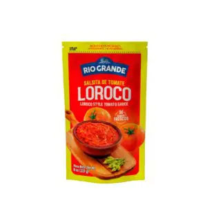 Salsita de Tomate con Loroco / Loroco Style Tomato Sauce 8 oz – Rio Grande Foods – empaque SAS016
